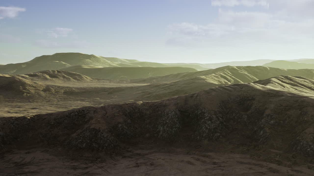 paisaje desértico con montañas