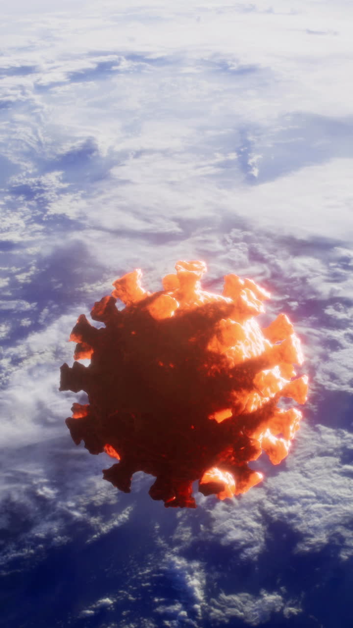 Cosmic virus observation from the edge of space reveals global impact