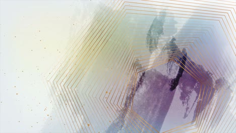 abstracte geometrische luxe gouden grunge beweging achtergrond