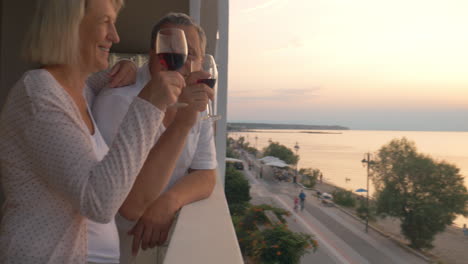 Mature-Couple-Having-Rest-on-the-Balcony