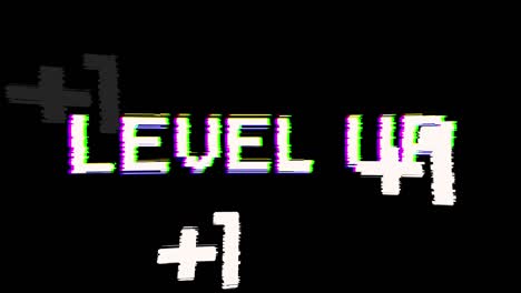 efecto de glitch de texto de nivel superior