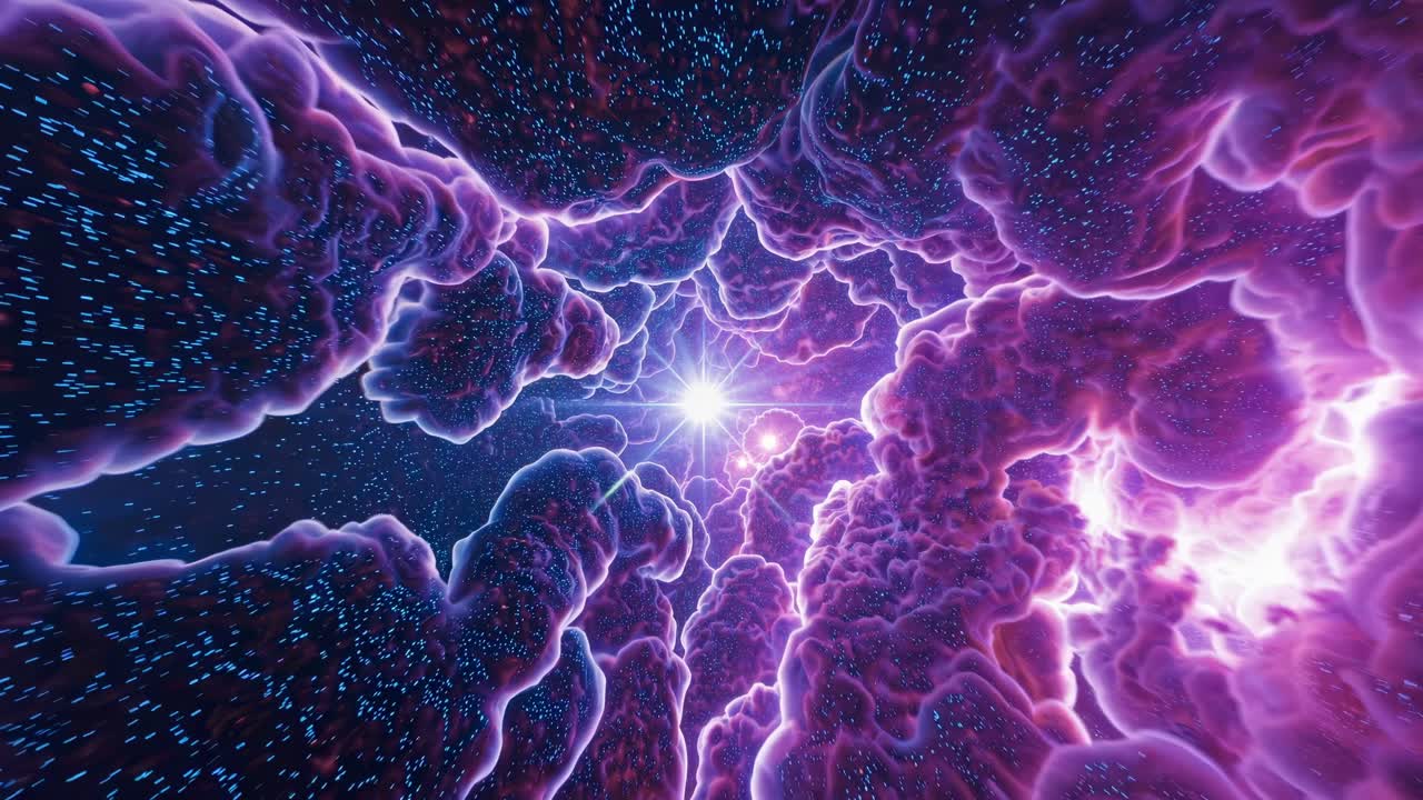 túnel cósmico abstracto