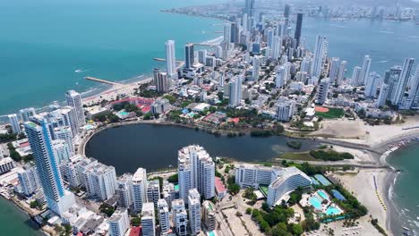 Modern-Zone-At-Cartagena-De-India-In-Bolivar-Colombia