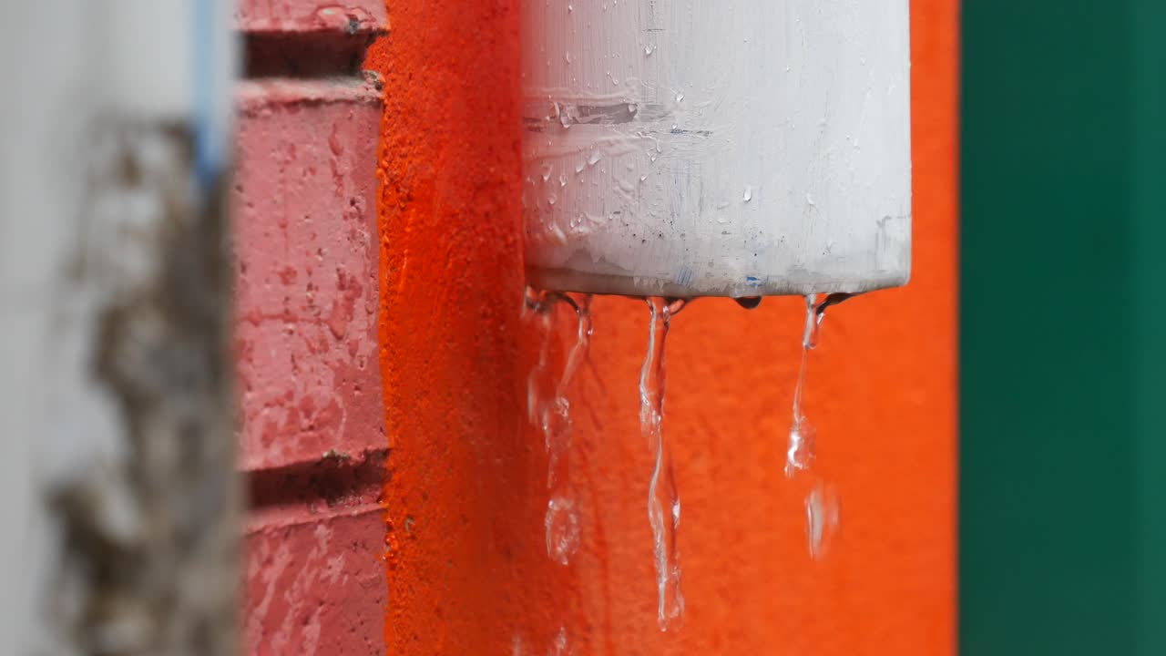 하천 에서 방울 이 떨어지는 것