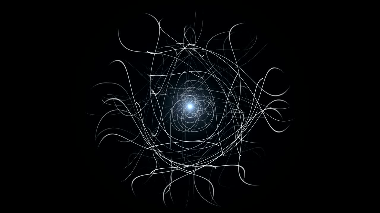Sfondo astratto con sfera di stringhe