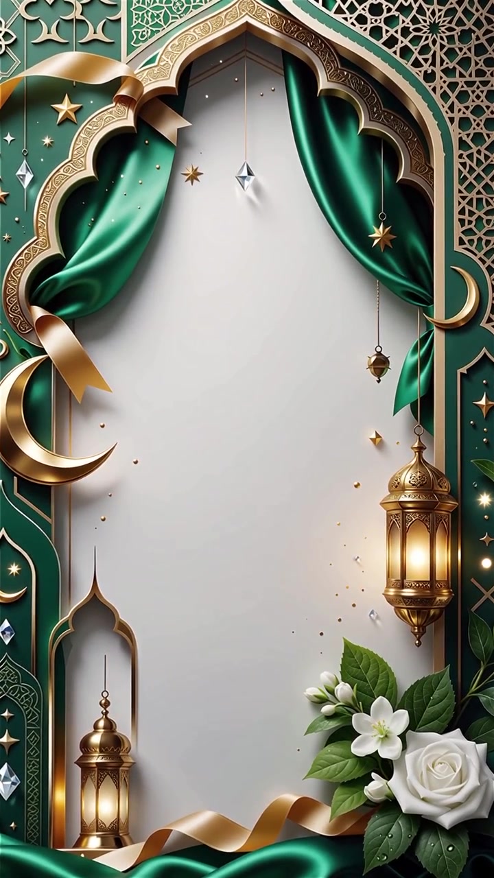 Compleanno del Profeta Maometto Mawlid al-Nabi Sfondo Islamico