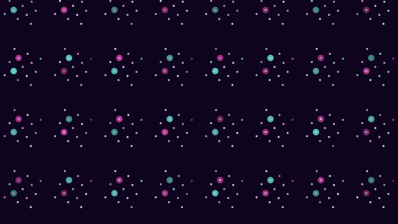 modello futuristico di cubi e punti