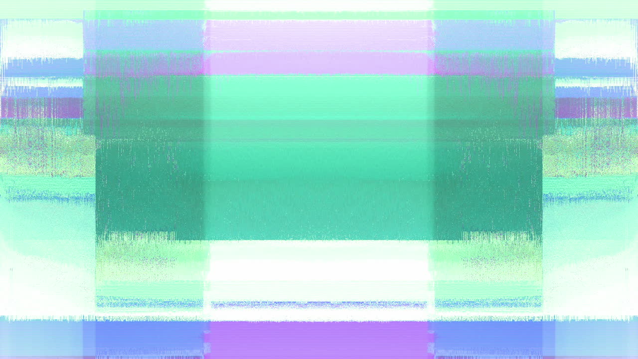 Abstract Green and Blue Light Beams Glowing Background