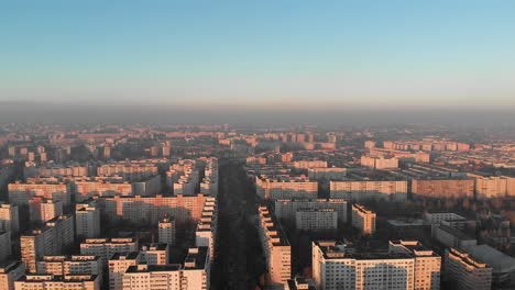 zona residencial, vista aérea, bloques de pisos, bucarest rumania