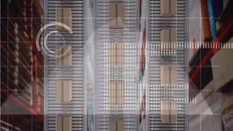 Animation-of-statistics-processing-over-conveyor-belts-with-boxes