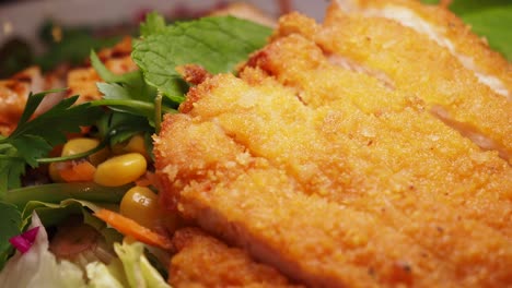 crispy tonkatsu salad