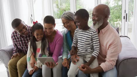 family enjoying free time at home