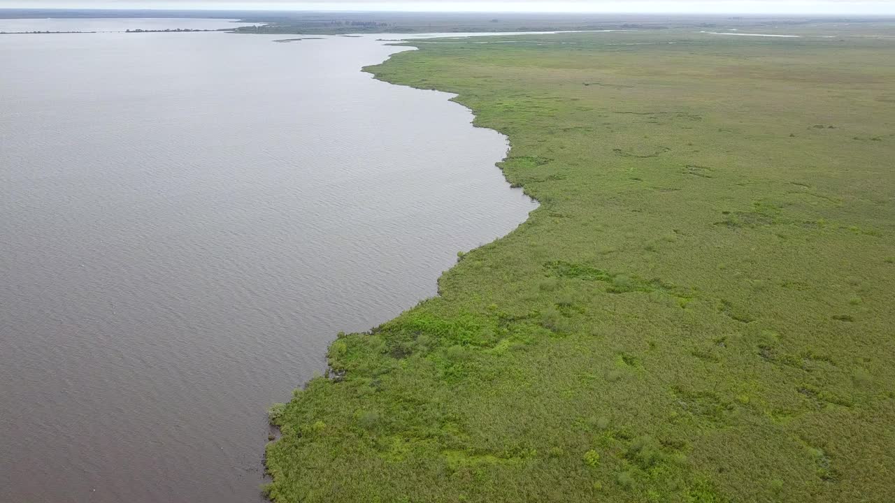Zonas úmidas do nordeste da Argentina filmadas com drone