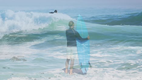 Animation-of-double-exposure-of-surfing-people