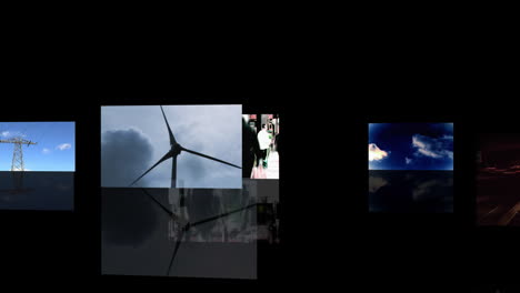 renewable energy montage