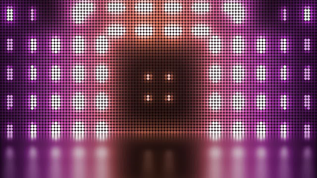 Lilla og brun LED-scenedisplay