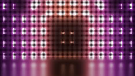 purple and brown led stage display