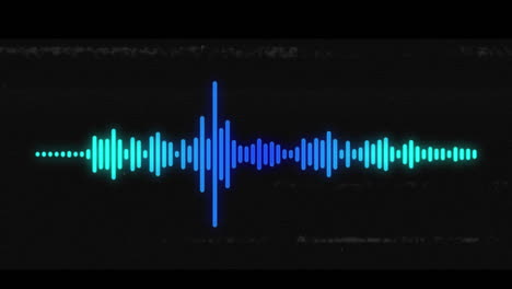 animación del procesamiento de datos sobre un fondo negro