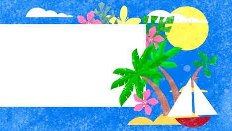 white frame with space for text