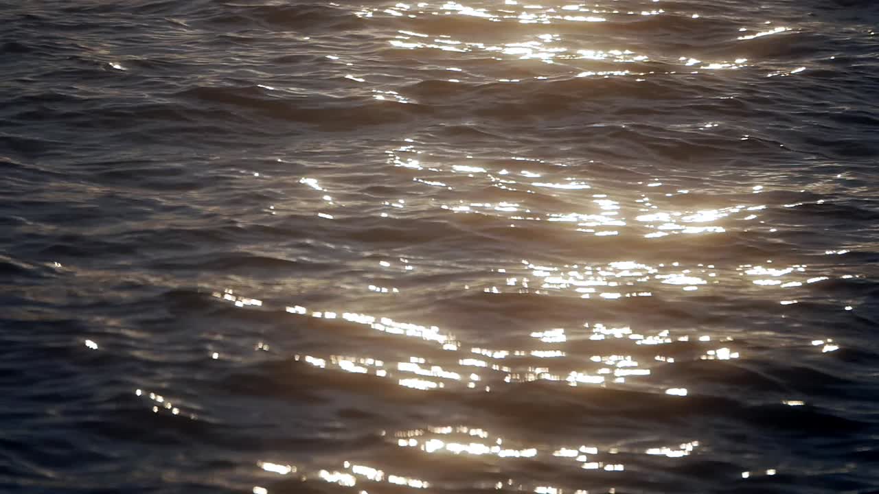 Sunlight reflecting on water