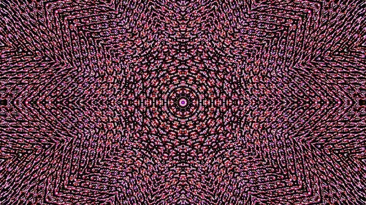 shining bright lines set wave motion, colorful, on black background