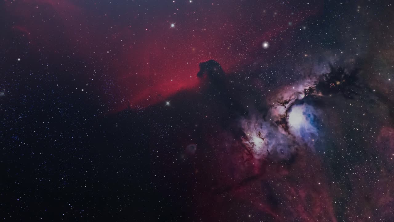 nebulae and stars in space, ultra HD
