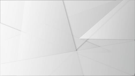 abstracto tecnología gris claro animación de video geométrica