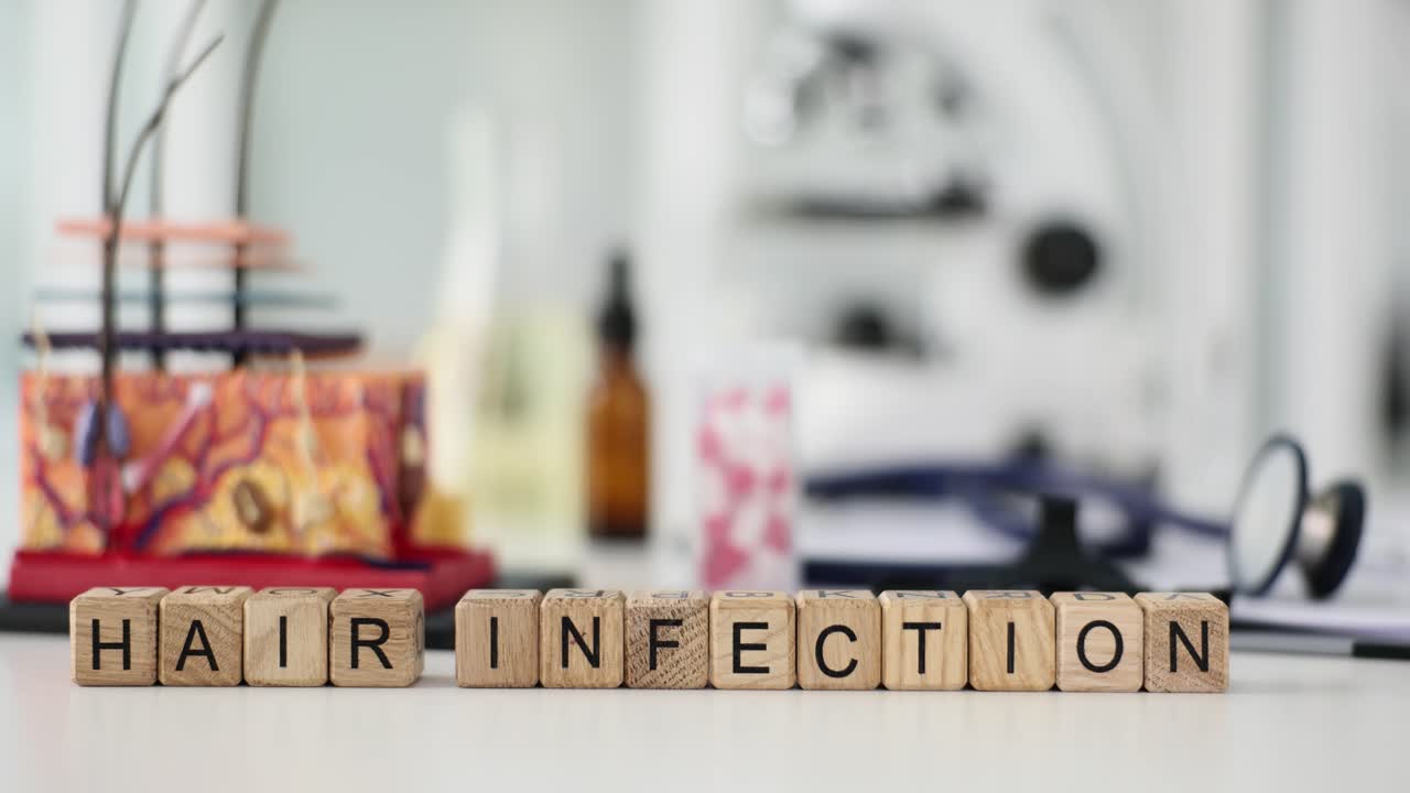 Hair Infection and Anatomy Model