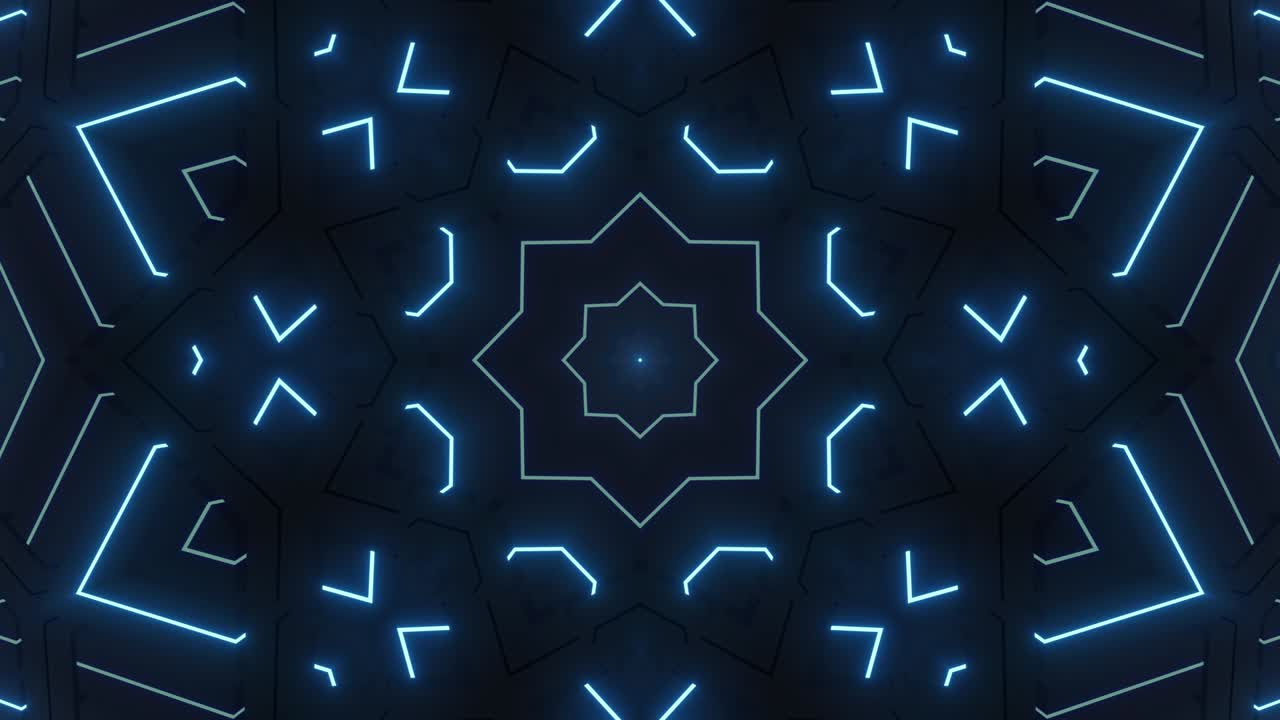Cylinder Neon Background Loop