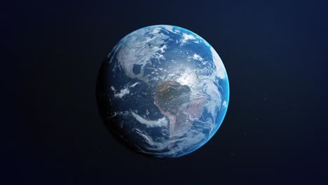 animación de redes de conexiones en todo el planeta tierra