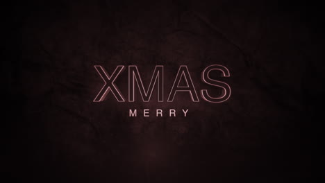 Dark-monochrome-Merry-XMAS-text-on-brown-gradient