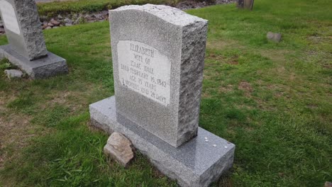 elizabeth hale vrouw van issac hale ouder van emma hale smith grafplaatsen voor de vroege geschiedenis van het mormonisme in susquehanna, pennsylvania