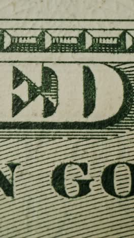 close-up of us dollar bill