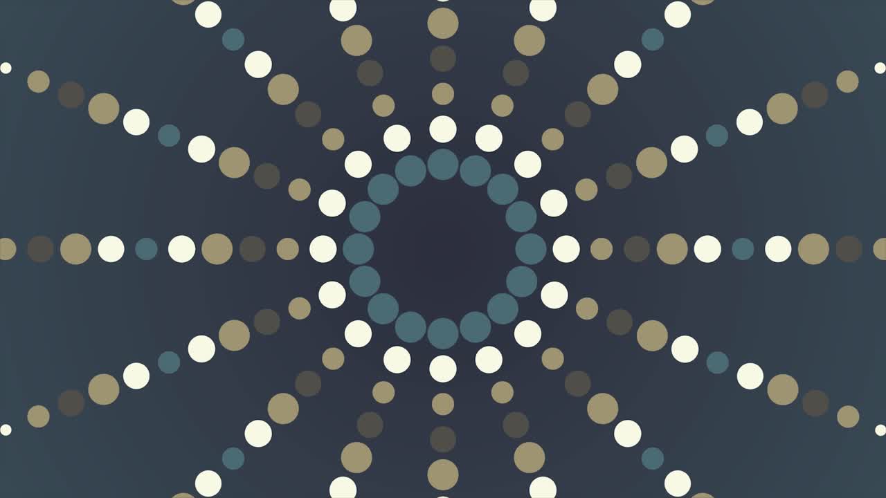 Abstract Geometric Pattern with Circles
