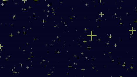 abstract black background with red crosses eye-catching design element for websites and apps