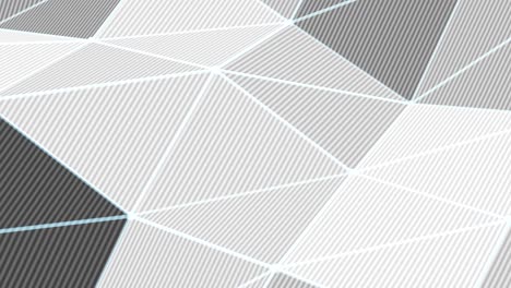 fondo de ondas abstractas del triángulo - en bucle