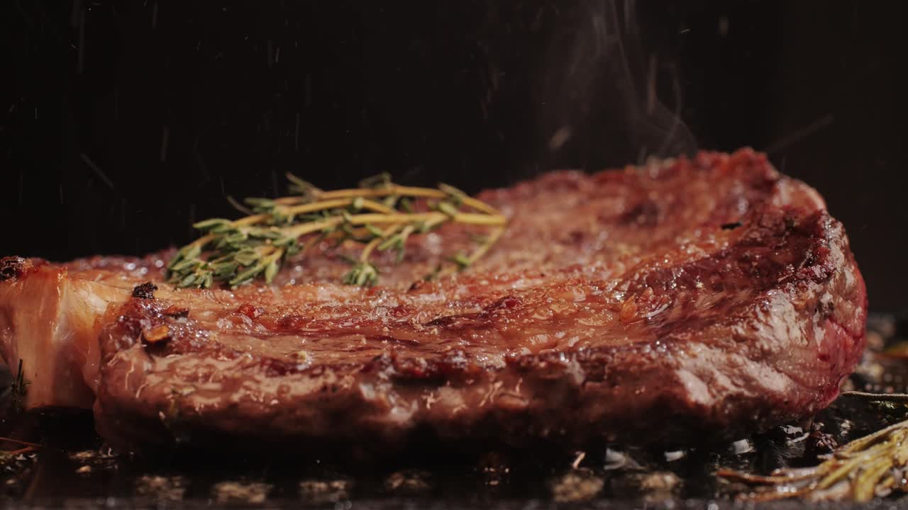 Sizzling Rib Eye Steak