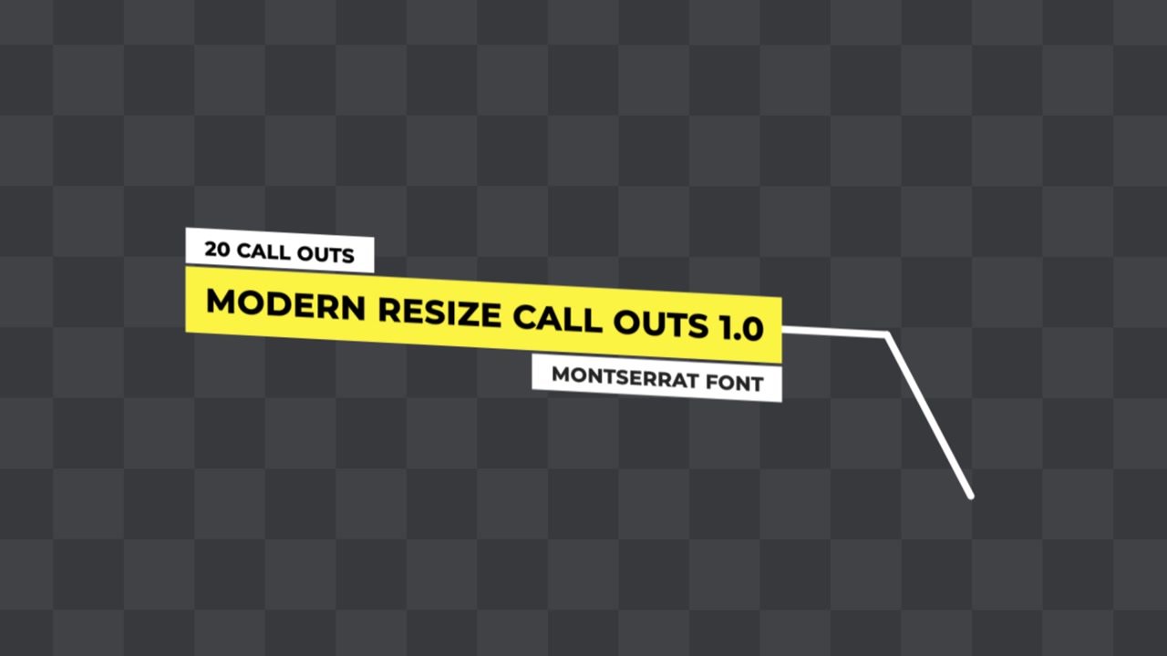 Callout moderni 10 Adobe After Effects 2023 Risoluzione 3840×2160