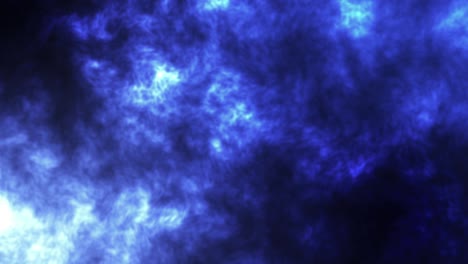 gráfico de movimiento de nubes azules oscuras que fluyen fondo abstracto video de bucle sin costuras