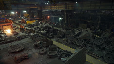 metal processing factory interior