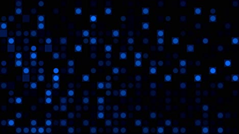 blue circles and squares pattern abstract background