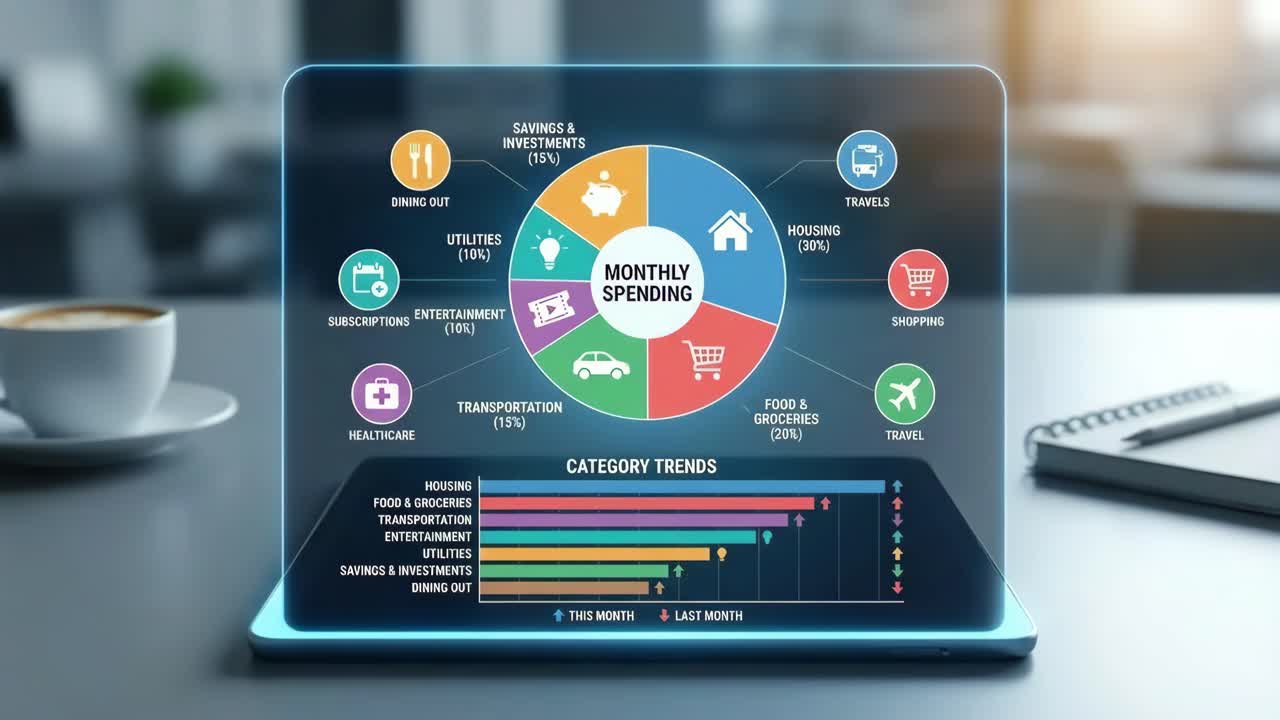 Financial Planning and Expense Tracking Visualization