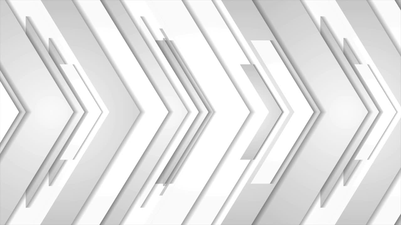 flechas abstractas grises tecnología animación de video