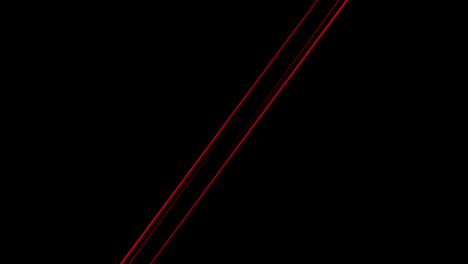 red diagonal lines on black background