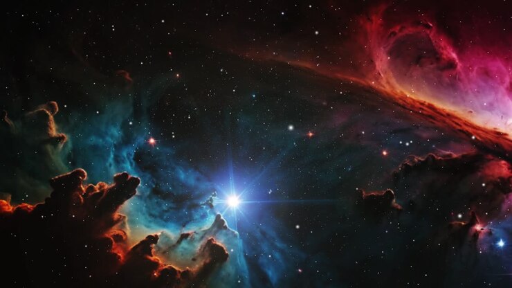 Universum gefüllt mit Sternen, Nebel Ultra HD.