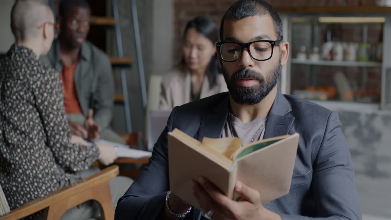 reunión de negocios en un café