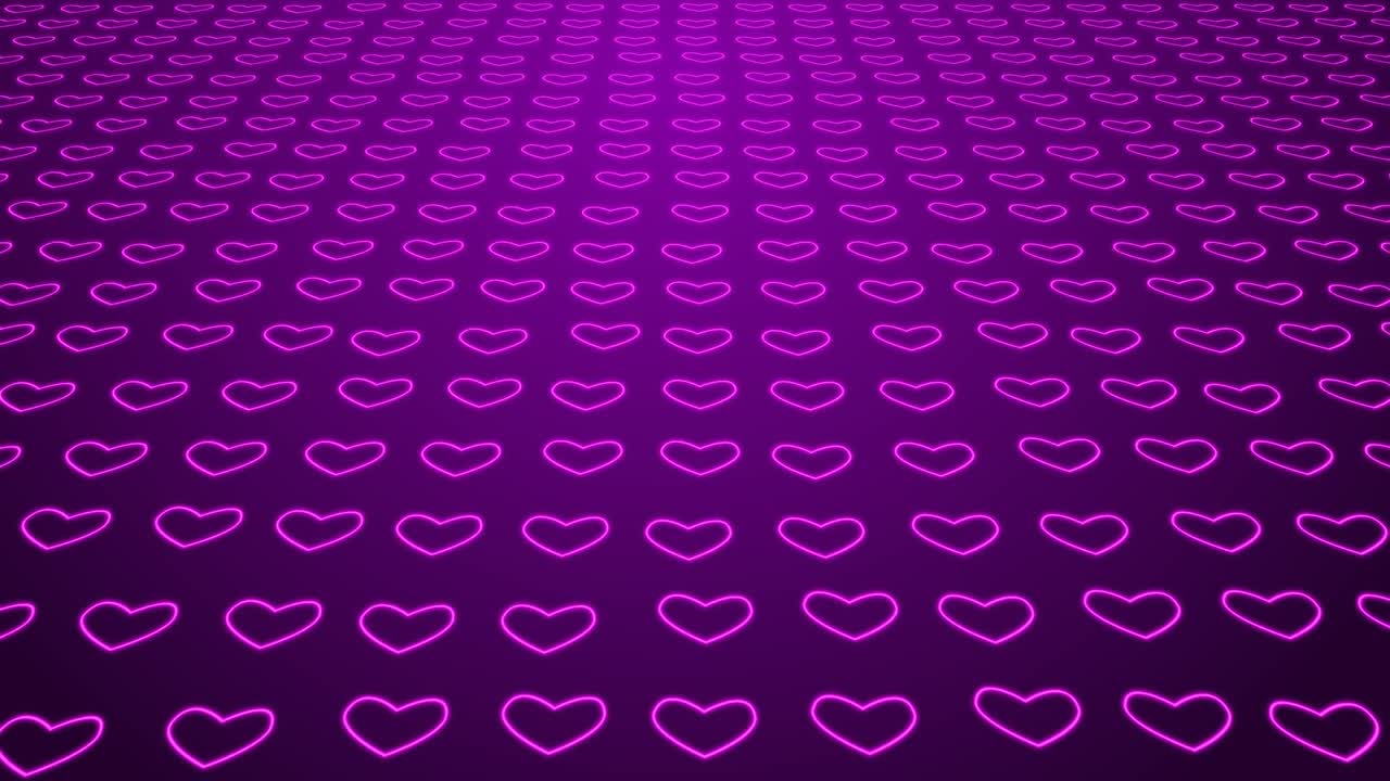 Beautiful Heart Pattern for Motion Graphics and Wedding
