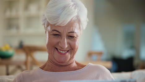 laugh, home or old woman on social media