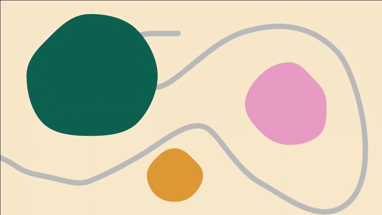 animación del texto hello hello sobre el fondo del patrón