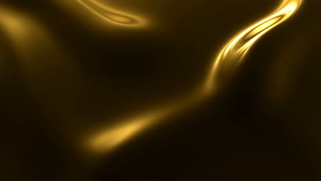 abstract golden liquid waves background